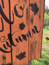Load image into Gallery viewer, Hello Autumn Wooden Sign Rustic Farmhouse Home Decor - Heartfelt Giver