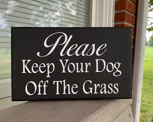 Load image into Gallery viewer, Keep Dogs Off Grass Sign for Lawns and Yards - Heartfelt Giver