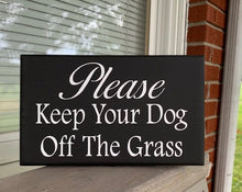 Load image into Gallery viewer, Keep Dogs Off Grass Sign for Lawns and Yards - Heartfelt Giver