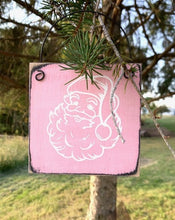 Load image into Gallery viewer, Santa Ornament Shabby Christmas Decor - Heartfelt Giver