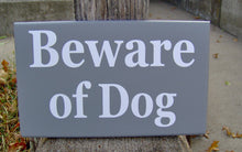 Load image into Gallery viewer, Dog Signs for Homes or Businesses Beware of Dogs Wooden Wall Sign - Heartfelt Giver