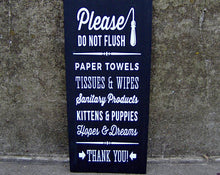 Load image into Gallery viewer, Cute Bathroom Signs Interior Wall Hanging - Heartfelt Giver
