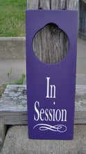 Load image into Gallery viewer, In Session Door Knob Hanger Interior Office Sign - Heartfelt Giver
