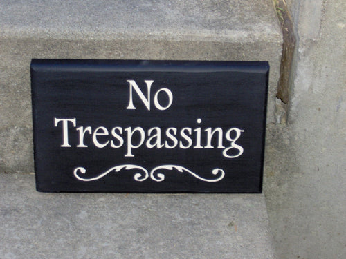 No Trespassing Wood Vinyl Sign Do Not Disturb Private Property Outdoor Decor Wall Sign Porch Gate Sign Garage Sign Wall Hangings Yard Decor - Heartfelt Giver