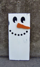 Load image into Gallery viewer, Snowman Wood Vinyl Home Decor Primitive Snowmen Decorations Farmhouse Distressed Wreath Sign Attachment Winter Decor Holiday Gifts Wall Art - Heartfelt Giver