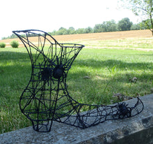 Load image into Gallery viewer, Witches Boot Halloween Supplies DIY Centerpiece Floral Arrangements Party Decor Wire Glittered Spooky Witch Spider Home Table Decorations - Heartfelt Giver