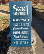 Load image into Gallery viewer, Cute Bathroom Signs Interior Wall Hanging - Heartfelt Giver