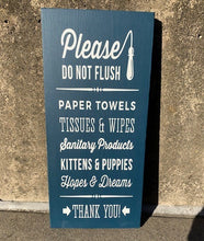 Load image into Gallery viewer, Cute Bathroom Signs Interior Wall Hanging - Heartfelt Giver