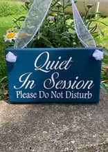 Load image into Gallery viewer, Office signs for professionals.  Decorative sign used to ask waiting customers clients to please do not disturb.