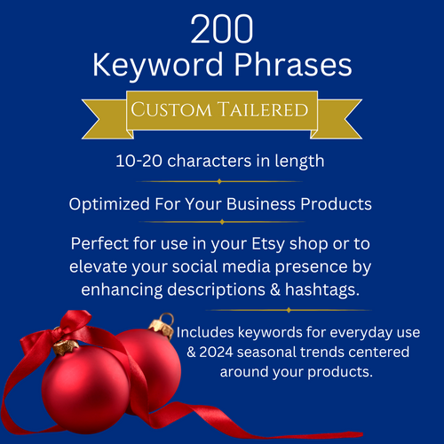 200 Keyword Phrases SEO Business - Heartfelt Giver
