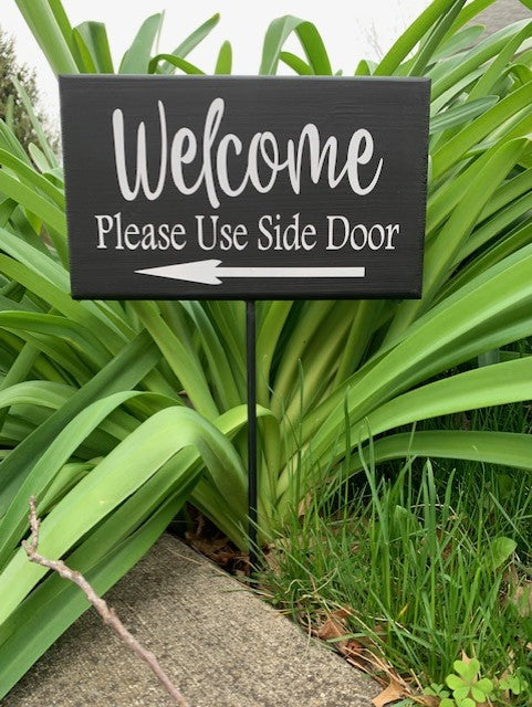 Welcome Directional Signs Custom for Homes or Business by Heartfelt Giver - Heartfelt Giver