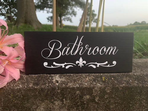 Bathroom Decor for the Door Signs - Heartfelt Giver