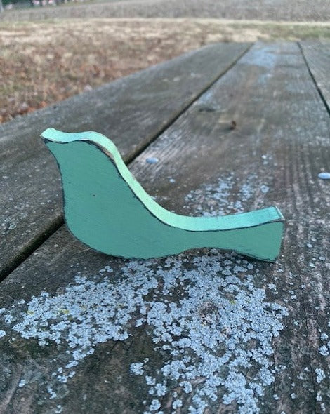 decorative bird spring home accent for table, shelf, windowsill or as a gift. 