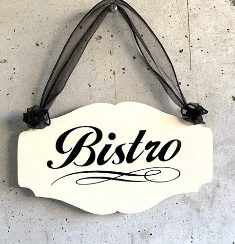Bistro Sign Directional Wall Art