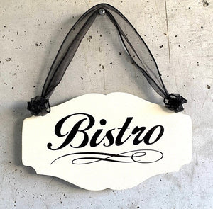 Bistro Sign Directional Wall Art - Heartfelt Giver