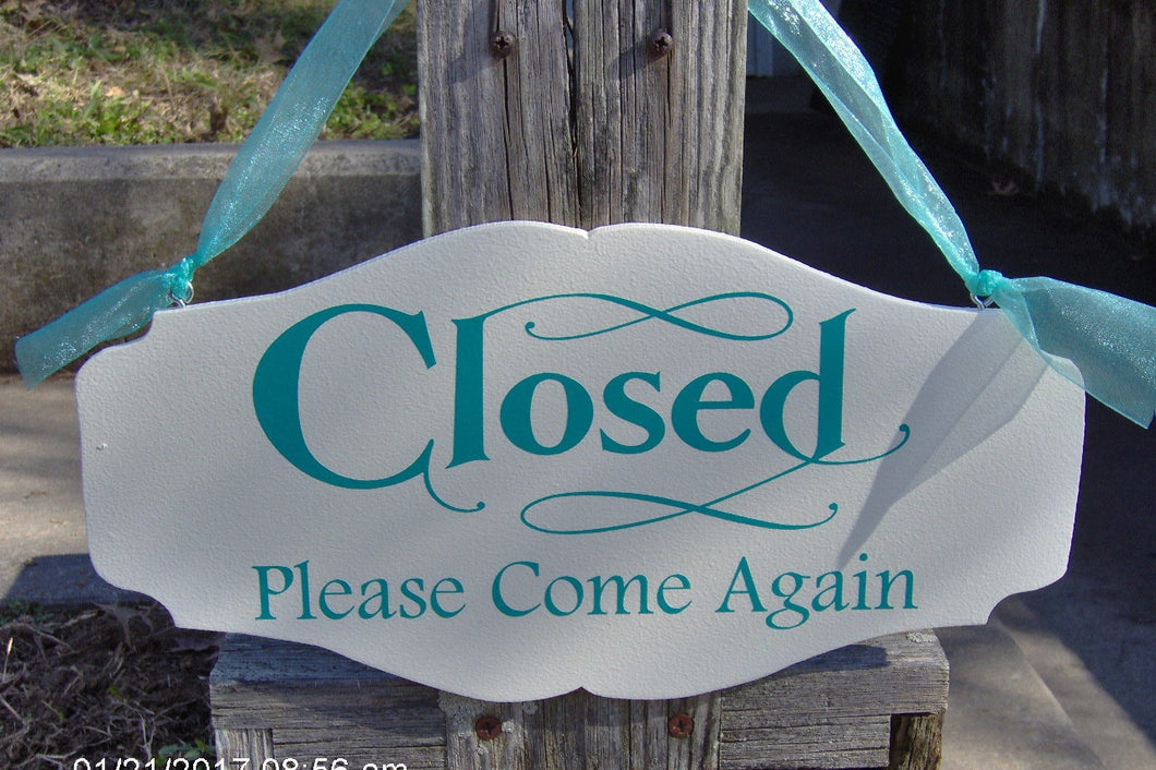 Open Closed Reversible Business Door Sign by Heartfelt Giver - Heartfelt Giver