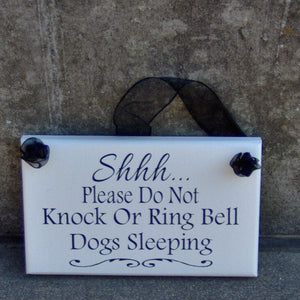 Dog Front Door Sign Entry Home Decor Dog - Heartfelt Giver