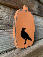 Load image into Gallery viewer, Fall Pumpkin with Black Crow Halloween Rustic Decorations For The Home - Heartfelt Giver