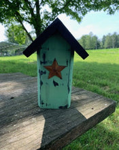 Load image into Gallery viewer, Primitive Birdhouse Rustic Faux Garden Outdoor Home Decor - Heartfelt Giver