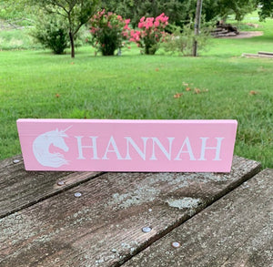 Kids Room Name Sign for Girls