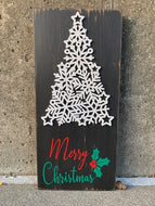 Merry Christmas Decorative Sign for Festive Home Holiday Decor - Heartfelt Giver