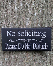 Load image into Gallery viewer, No Soliciting Please Do Not Disturb Sign - Heartfelt Giver