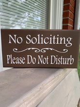 Load image into Gallery viewer, No Soliciting Please Do Not Disturb Sign - Heartfelt Giver