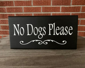 No Dogs Signs for Home or Business Owners