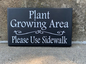 Walkway Sign Grass Growing Area Front Yard Decor by Heartfelt Giver - Heartfelt Giver