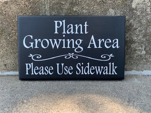 Walkway Sign Grass Growing Area Front Yard Decor by Heartfelt Giver - Heartfelt Giver