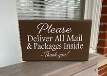 Load image into Gallery viewer, Delivery Sign for Mail and Packages Home or Business - Heartfelt Giver