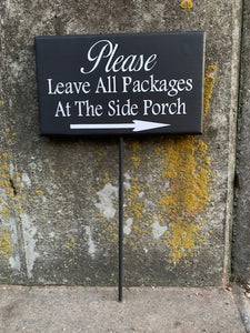 Package Delivery Signs Outdoor Yard Decor for Homes or Business - Heartfelt Giver