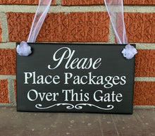 Load image into Gallery viewer, Place Packages Delivery Sign for the Home or Business - Heartfelt Giver