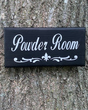 Load image into Gallery viewer, Door Decor for Powder Room Interior Home or Business Office Directional Signage