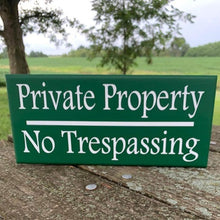Load image into Gallery viewer, Private Sign No Trespassing for Homes and Businesses - Heartfelt Giver