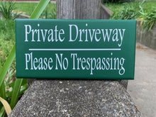 Load image into Gallery viewer, Private Please No Trespassing Sign Wooden Wall Decor for Home or Business by Heartfelt Giver - Heartfelt Giver