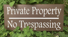 Load image into Gallery viewer, Private Property Signs No Trespassing for Front or Backyard Fence Signs by Heartfelt Giver - Heartfelt Giver