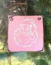 Load image into Gallery viewer, Santa Ornament Shabby Christmas Decor - Heartfelt Giver