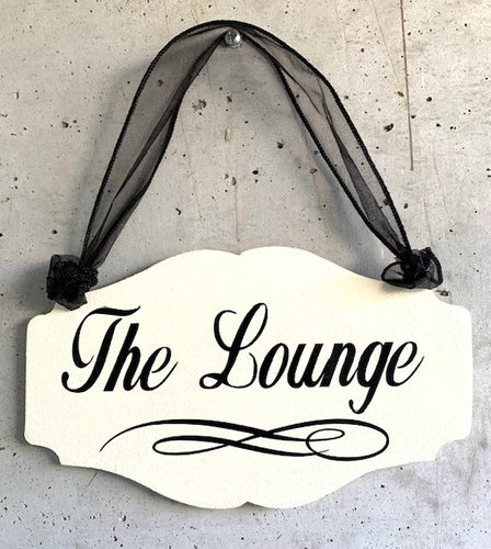 Lounge Sign Directional Wall Art 