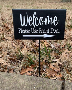 Welcome Directional Signs Custom for Homes or Business by Heartfelt Giver - Heartfelt Giver