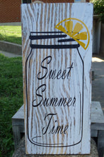 Load image into Gallery viewer, Sweet Summer Time Wood Vinyl Door Sign Home Accent - Heartfelt Giver