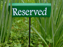 Load image into Gallery viewer, Garden Sign with Stake - Perfect for Labeling Vegetables or as a Reserved Centerpiece Sign by Heartfelt Giver - Heartfelt Giver