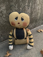 Bumble Bee Doll Primitive Country Farmhouse Collectible Cloth Fabric - Heartfelt Giver