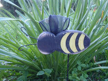 Load image into Gallery viewer, Primitive Rustic Bumble Bee Pick for Planter or Centerpiece - Heartfelt Giver