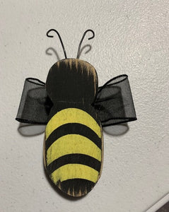 Primitive Rustic Bumble Bee Pick for Planter or Centerpiece - Heartfelt Giver