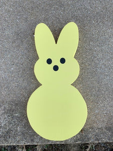 Spring Bunny Cutout Shape Handmade Rabbit Wooden Decorations by Heartfelt Giver - Heartfelt Giver