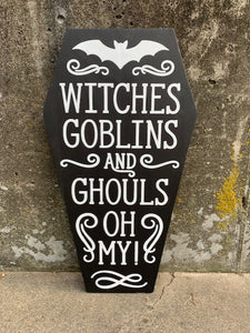 Halloween Decorative Signs to Display Indoor or Outdoor - Heartfelt Giver
