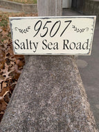 Home Entryway Sign House Number and Street Address Entry Wall or Door Sign - Heartfelt Giver