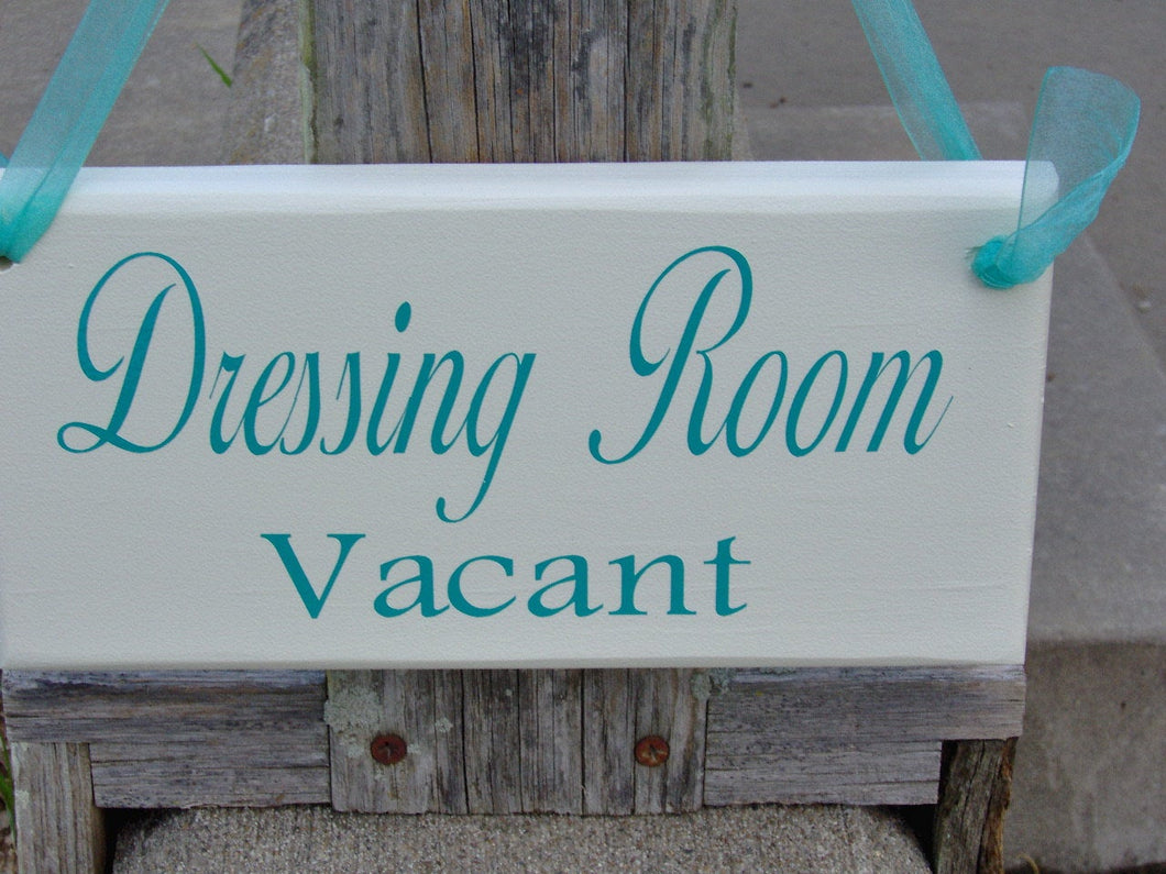 Dressing Room Vacant Occupied Wood Sign Vinyl 2 Sided Sign Office Supply Sign Business Sign Office Decor Boutique Store Shop Door Hanger - Heartfelt Giver