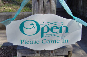 Business Sign Open Please Come In Closed Please Come Again Office Supplies Office Decor Massage Therapy Office Door Sign Beauty Salon Decor - Heartfelt Giver